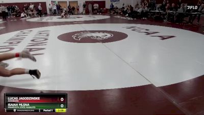 149 lbs 3rd Place Match - Isaiah Mlsna, Minnesota State Mankato vs Lucas Jagodzinske, Augsburg