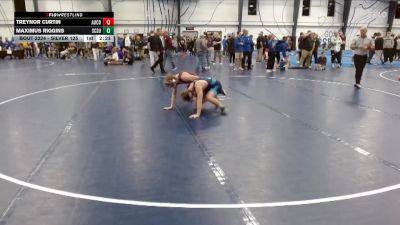 Silver 125 lbs 5th Place Match - Maximus Riggins, St. Cloud State vs Treynor Curtin, Augsburg College
