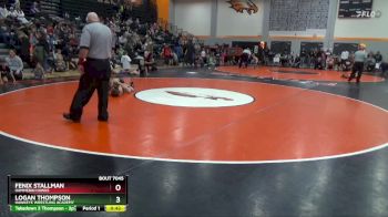 B-10 lbs Cons. Semi - Logan Thompson, Hawkeye Wrestling Academy vs Fenix Stallman, Hammerin Hawks