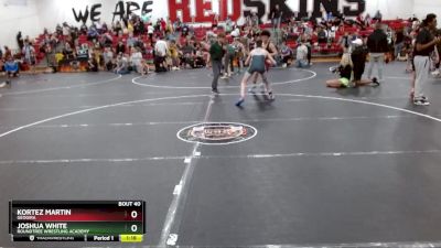 129 lbs Round 3 - Kortez Martin, Geogira vs Joshua White, Roundtree Wrestling Academy