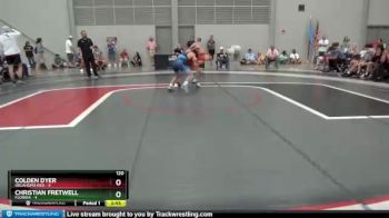 120 lbs Placement Matches (16 Team) - Colden Dyer, Oklahoma Red vs Christian Fretwell, Florida