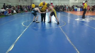 J-160B Mats 13-16 1:15pm lbs Round 2 - Seth Lawrence, MI vs Logan Adams, OH