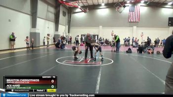 75 lbs Cons. Round 3 - Braxton Chergotakos, Panther Wrestling Club vs Ace Hand, Lionheart Wrestling Club