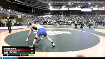 182 lbs Cons. Round 6 - Luke Fentress, Lowry vs Bayden Beard, Central Valley Washington