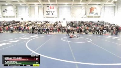 59 lbs Cons. Round 1 - Tucker Hall, South Jefferson Spartans vs Keegan Weldner, Whitney Point Youth Wrestling Club