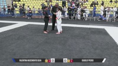 Isabelly Pedro vs Valentina Nascimento Silva 2026 CBJJE International BJJ Championships