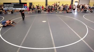 150 lbs Cons. Round 4 - Cam Matthews, IL vs Isaac Lomas, IA