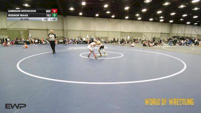 56 lbs Semifinal - Jameson Hitchcock, Northern Colorado 12U vs Hudson Waag, Tulsa Elite 12U 1