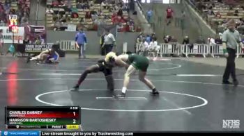 A 138 lbs Cons. Round 2 - Charles Dabney, Greeneville vs Harrison Bartoshesky, Green Hill