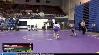 184 lbs Champ. Round 1 - Vincent Christy, University Of The Ozarks (Arkansas) vs Shane Liegel, Loras College