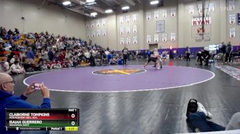 165 lbs Quarterfinal - Claiborne Tompkins, Montgomery Bell Aca. vs Isaiah Guerrero, Waukesha West