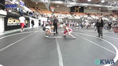 110 lbs 3rd Place - Anistyn St. Clair, Choctaw Ironman Youth Wrestling vs Alexis Wiltshire, Tecumseh Youth Wrestling