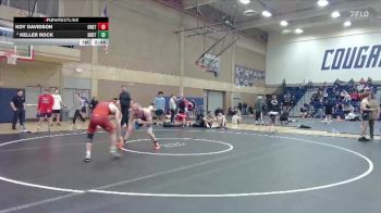 157 lbs Semifinal - Koy Davidson, Oregon State vs Keller Rock, Oregon State