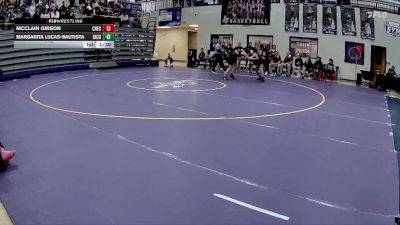 140 lbs Quarterfinals (8 Team) - McClain Gibson, Chestatee vs Margarita Lucas-Bautista, Gilmer County