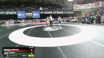 3A 126 lbs Champ. Round 1 - Arvin Ariaye, Auburn vs Samuel Fordham, West Seattle