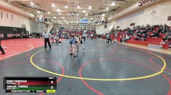157 lbs Round 3 (4 Team) - Emry Freeman, Chaparral vs Yamuel Torres, Overland