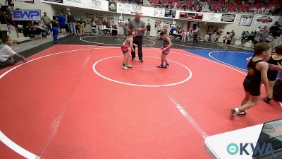 54-58 lbs Rr Rnd 2 - Arya Carter, Bartlesville Wrestling Club vs Gracelynn Pinkston, Pocola Youth Wrestling