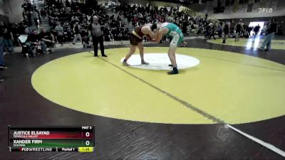 285 lbs Semifinal - Justice ElSayad, Temecula Valley vs Xander Firm, Sultana