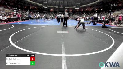 110 lbs Consi Of 8 #2 - Ethan Steinheil, Wagoner Takedown Club vs Zachary Piovesan, Pocola Youth Wrestling