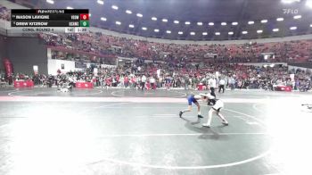 95 lbs Cons. Round 4 - Drew Kitzrow, Oak Creek Attack Wrestling Club vs Mason LaVigne, Victory School Of Wrestling