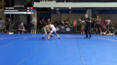 92 lbs Cons. Sub-quarters - Eli Burke, Yorktown Wrestling Club vs David Sargsyan, So Flo