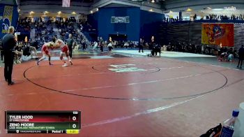 150 lbs Quarterfinal - Zeno Moore, Lake Highland Preparatory School vs Tyler Hood, St Christopher