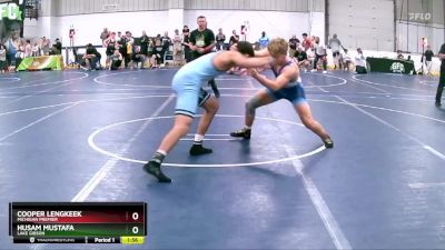 160 lbs Cons. Round 3 - Cooper Lengkeek, Michigan Premier vs Husam Mustafa, Lake Gibson