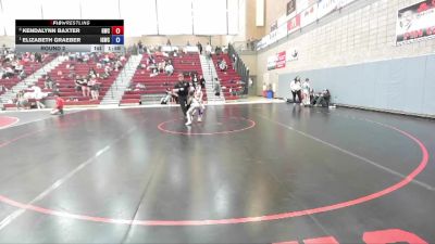 49-56 lbs Round 2 - Elizabeth Graeber, Idaho Gold Wrestling Club vs Kendalynn Baxter, Grizzly Wrestling Club
