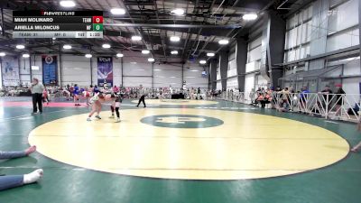 138 lbs Rr Rnd 1 - Miah Molinaro, Team RJN Green vs Ariella Miloncus, Charlies MF Angels