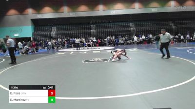 113 lbs Consi Of 32 #2 - Elias Martinez, Volcano Vista vs Easton Pace, Layton