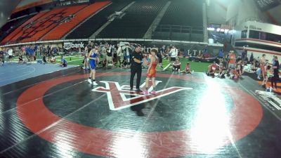 126 lbs Champ. Round 3 - Hawke Garrett, Wisconsin vs Dominic Nowlin, Oregon
