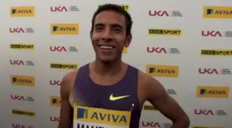 Leo Manzano 3 sec mile 3:50 PB at 2010 London Diamond League