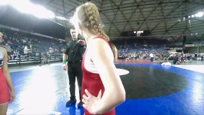 119 lbs Cons. Round 4 - Lahalee Michel, Okanogan Underground Wrestling Club vs Mili Samantha Flores, Othello Wrestling Club