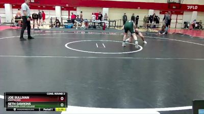 157 lbs Cons. Round 2 - Joe Sullivan, Unattached vs Seth Dawkins, Evergreen State College