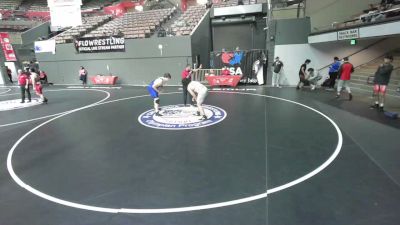215 lbs Champ. Rd Of 64 - Rolando Legaspi, Mira Mesa High School Wrestling vs Caleb Ocampo, Wright Wrestling Academy