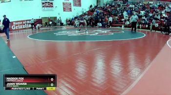 106 lbs Round 1 - Jaden Weaver, Maple Hights vs Maddox Fox, Cincinnati LaSalle
