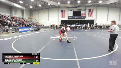 170 lbs Round 2 (3 Team) - Maximus Dyckman, Island Trees Sr High vs Dylan Gallagher, Cobleskill-Richmondville HS