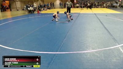 55 lbs Semis (4 Team) - Jace Hoese, Watertown-Mayer vs Oliver Turek, Waconia