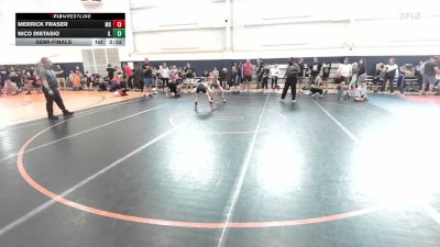 75 lbs Semifinal - Merrick Fraser, MD vs Nico Distasio, IL