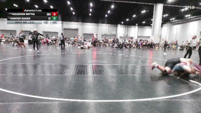 218 lbs 1st Place Match - **Houston Rettig, Blackman Wrestling Club vs Hunter Baker, Dendy Trained