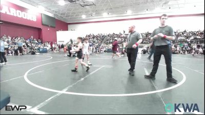 61 lbs Consolation - Kaiser Ailey, Blackwell Wrestling Club vs Easton Smith, Kingfisher YellowJackets