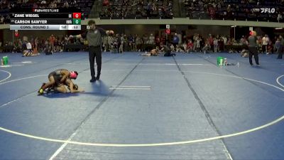 65 lbs Cons. Round 2 - Carson Sawyer, Hawkeye Wrestling Academy vs Zane Wiegel, Dc Elite
