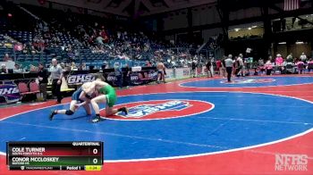 7A-190 lbs Quarterfinal - Cole Turner, South Forsyth H.S. vs Conor McCloskey, Buford HS