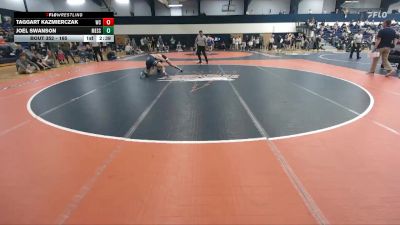 165 lbs Cons. Round 4 - Taggart Kazmierczak, Wheaton vs Joel Swanson, Messiah