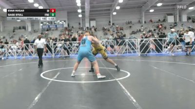 220 lbs Rr Rnd 2 - Evan Hugar, Buffalo Valley Black - HSB vs Gage Stull, Faith & Fellowship Wrestling Club - HSB