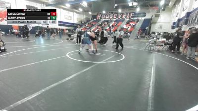 192 lbs 3rd Place Match - Jacey Ayers, Canyon Springs vs Layla Lopez, Reign WC