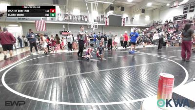 64 lbs Rr Rnd 1 - Daxtin Brittain, Team Guthrie Wrestling vs Elijah Mote, Bartlesville Wrestling Club