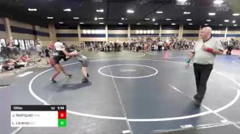 165 lbs Quarterfinal - Jessica Rodriguez, Cimarron Bad Boys vs Layla Lorenzo, Silverback WC