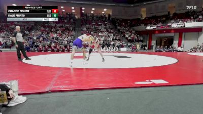 132 lbs Finals (8 Team) - Chance Fisher, TUTTLE vs Kale Fruits, BRISTOW