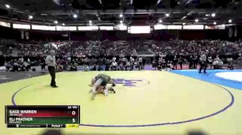 2A 160 lbs Quarterfinal - Eli Prather, Potlatch vs Gage Warren, Tri-Valley